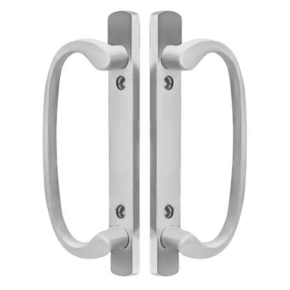8.5" Legacy Sliding Patio Glass Door Dummy Handle Replacement Set | Sash Controls 2265 Handle Dummy Set | No Mortise, Fits 3-15/16" Screw Holes and 1-1/4" to 2-1/4" Door Thickness - No Latch - Garage and Sliding Door Hardware