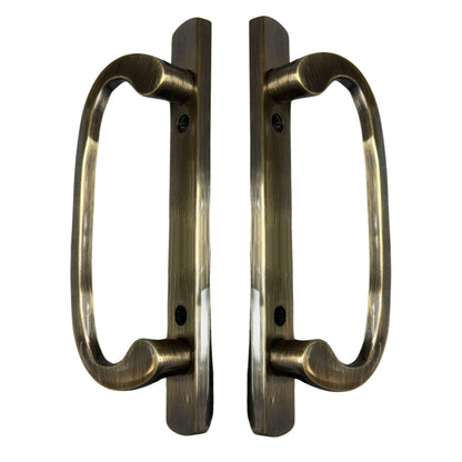 8.5" Legacy Sliding Patio Glass Door Dummy Handle Replacement Set | Sash Controls 2265 Handle Dummy Set | No Mortise, Fits 3-15/16" Screw Holes and 1-1/4" to 2-1/4" Door Thickness - No Latch - Garage and Sliding Door Hardware