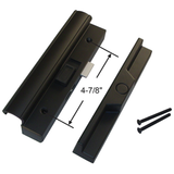 Sliding Patio Glass Door Black Handle Set Replacement - Interior and Exterior Pull Handles with Screws - Fix and Repair Door Hardware