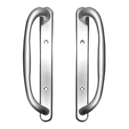 10" Olympus Sliding Patio Door Non-Keyed Dummy Handle Set, No Latch, 3-15/16" Hole Spacing, Fits 1-1/4" to 2-1/4" Door Thickness - Garage and Sliding Door Hardware