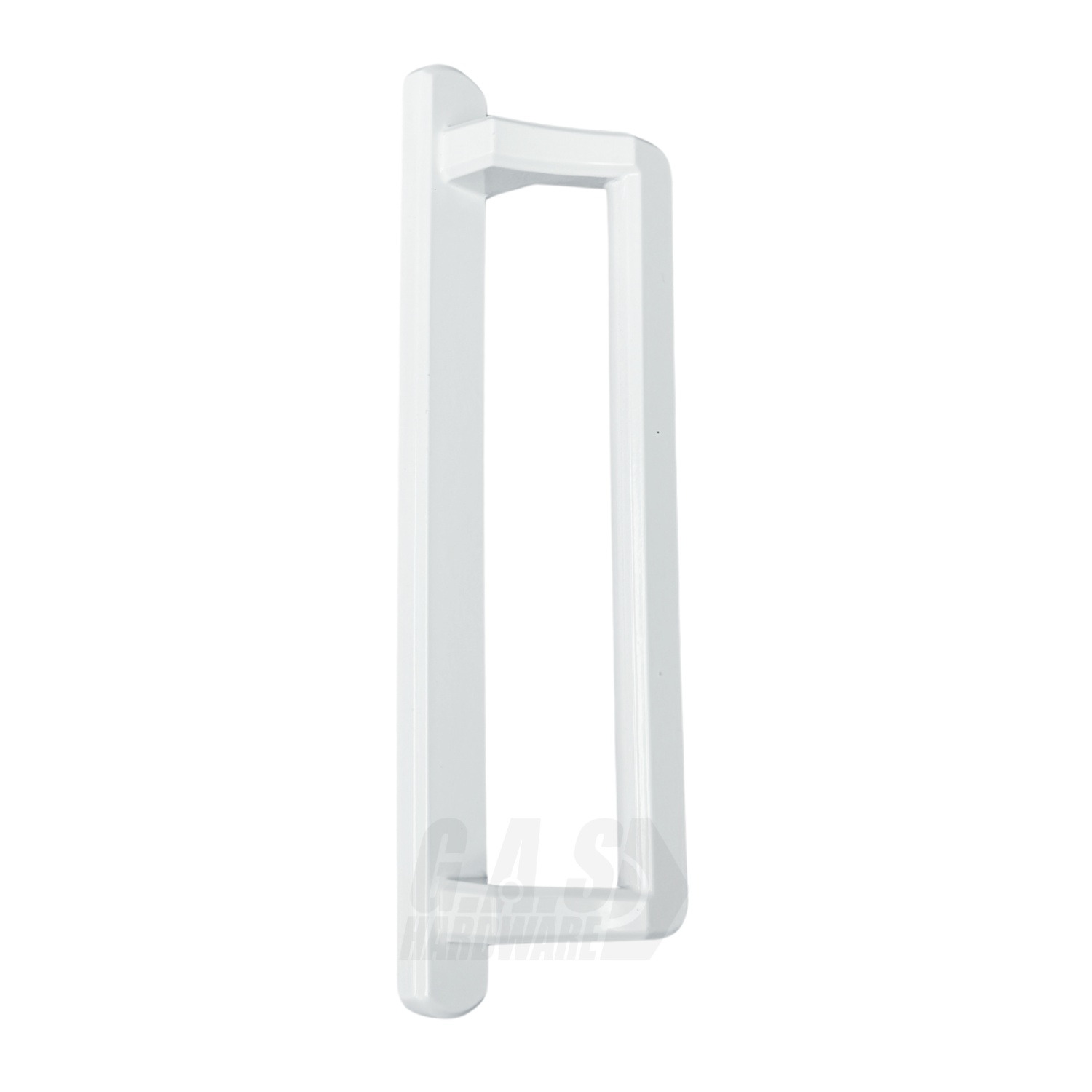 PGT 10" White Sliding Door Handle Set Kit with Thumb Latch Lever, and Screws Interior or Exterior Replacement Patio Door Handle with 3-7/8" Hole Spacing - Garage and Sliding Door Hardware