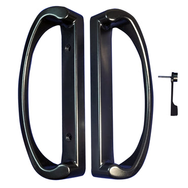 7-1/4" Lawson Sliding Patio Door Handle Set with 3-15/16" Hole Spacing - Garage and Sliding Door Hardware