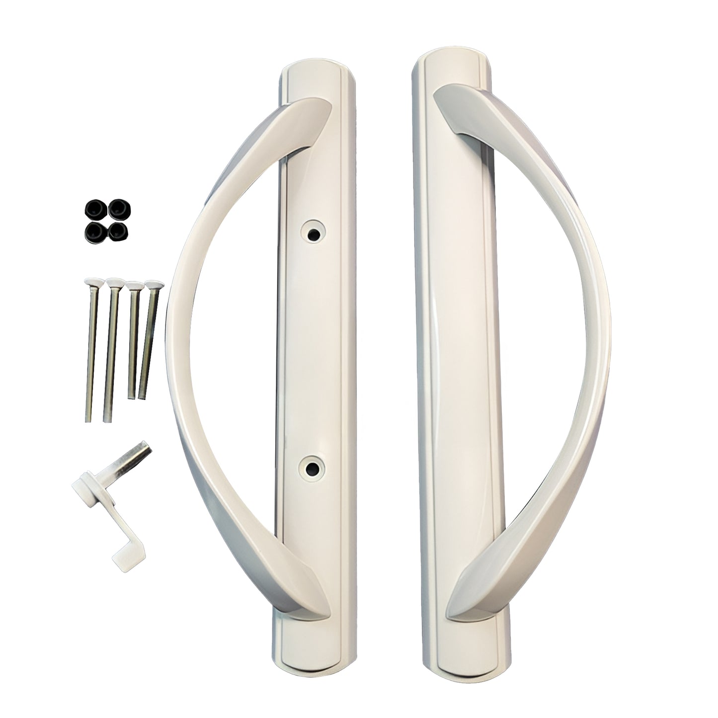 (DH-645) Amesbury Truth Handle Set For Doors, 3-15/16" Hole Space - SQUARE DRIVE LATCH - Garage and Sliding Door Hardware