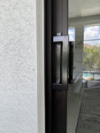 Sliding Patio Glass Door Handle with 3.94 inch Hole Spacing - Garage and Sliding Door Hardware