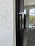Sliding Patio Glass Door Handle with 3.94 inch Hole Spacing - Garage and Sliding Door Hardware