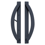 11" Sliding Patio Door Handle NON-KEYED - 3-15/16" Hole Spacing- DH-741 - Garage and Sliding Door Hardware