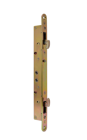 11-3/4" Amesbury Truth Alloy Steel Mortise Lock With Face Plate for Sliding Patio Glass Doors