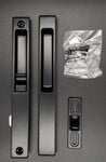Flush Mount Handle Set with Nite Lock for Sliding Glass Doors | Lock Replacement for Sliding Glass Patio Door Repair | Fix Sliding Door Lock Hardware (DL-501)
