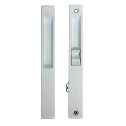 (DL-501) Flush Mount Single Lock Set for Sliding Doors, 6-5/8" Hole Space