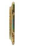 12.5" Dual Point Double Hook Sliding Glass Door Mortise Lock with 3/8" Recessed Plate - Garage and Sliding Door Hardware