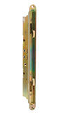 12.5" Dual Point Double Hook Sliding Glass Door Mortise Lock with 3/8" Recessed Plate - Garage and Sliding Door Hardware