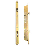 11-3/4" Multi-Point Mortise Lock with Face Plate with NO Anti-Slam Pin for Sliding Glass Doors | Two Point Replacement Locking Mechanism to Fix and Repair Sliding Patio Door Hardware - Alloy Steel