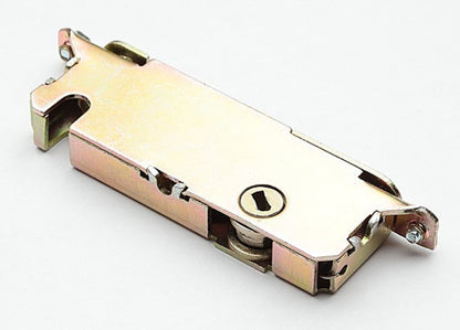 Peachtree Sliding Glass Patio Door Lock, Mortise Type, 45 Degree Keyway, 3-11/16" Screw Holes | Mortise Lock Replacement for Patio Screen Glass Door Repair (DL-701) - Garage and Sliding Door Hardware