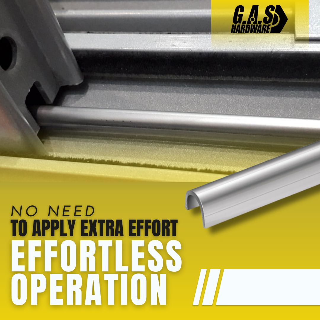 Snap On Repair Track Cover 1/4" inch for Sliding Patio Glass Screen Doors | Sliding Door Repair Replacement Stainless Steel | Fix Sliding Glass Door Track Cover - Garage and Sliding Door Hardware