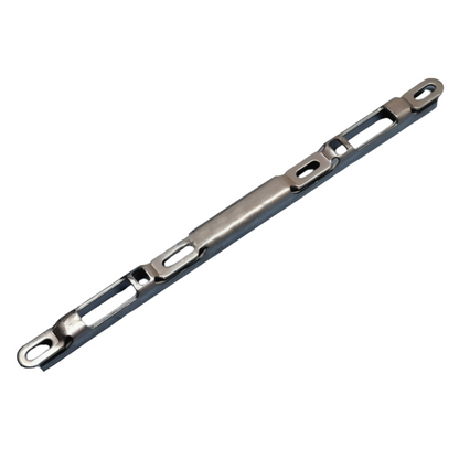 Sliding Glass Door Multi-Point Keeper for 2 Point Mortise Lock | Keeper Replacement for Mortise Lock 2 Point - Stainless Steel - Garage and Sliding Door Hardware