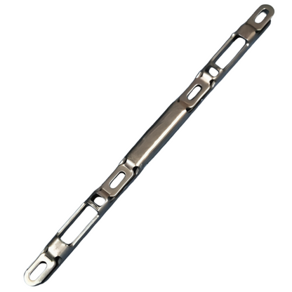 Sliding Glass Door Multi-Point Keeper for 2 Point Mortise Lock | Keeper Replacement for Mortise Lock 2 Point - Stainless Steel - Garage and Sliding Door Hardware