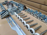 G.A.S. Hardware Garage Door Hardware Installation Kit for 16' by 7' Overhead Doors | Garage Hardware Parts Bundle Kit | Fix Repair Garage Door Maintenance Set