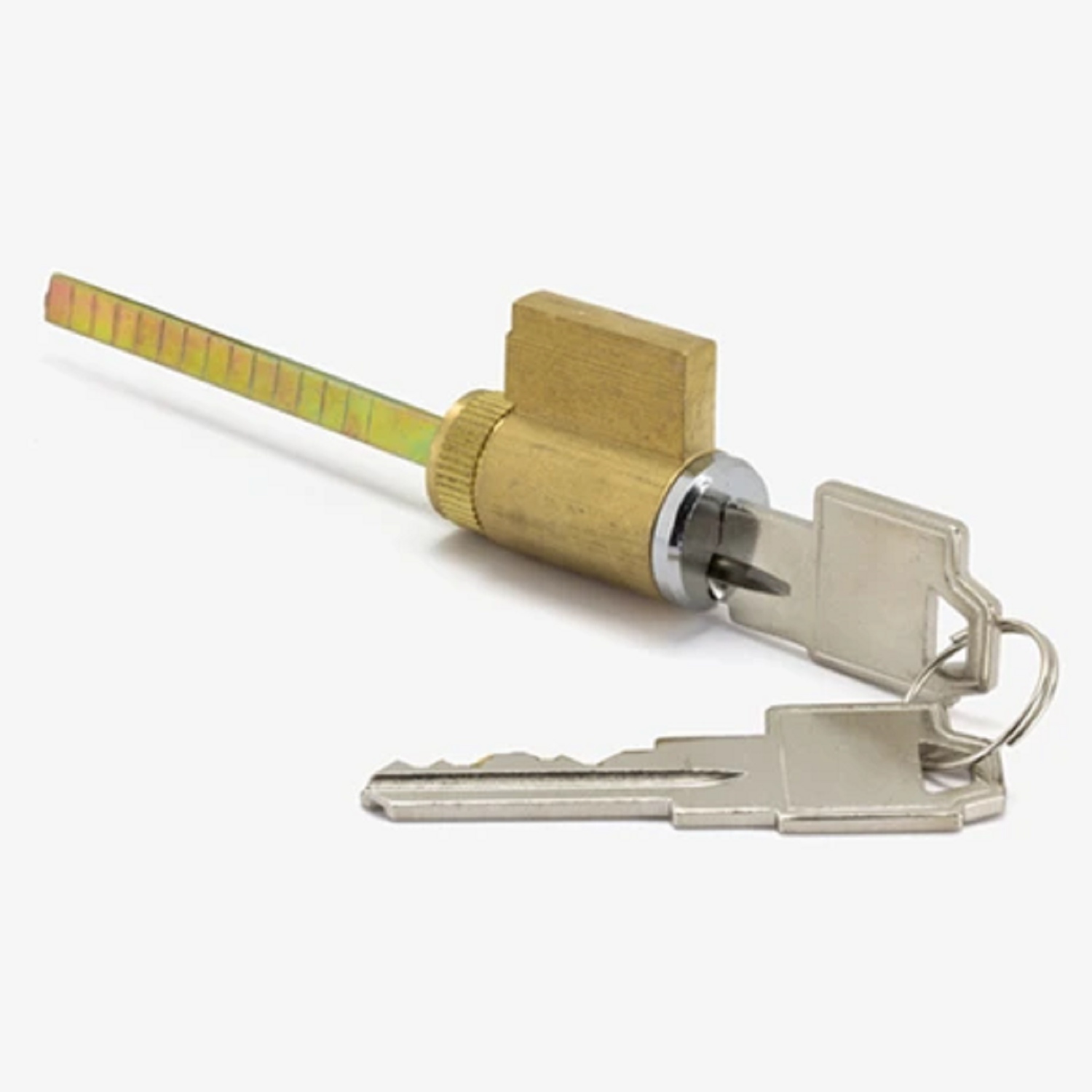 Key Cylinder Lock Set with Keys - Fix and Replace Sliding Patio Glass Door Handle Cylinder Keyed Locking Mechanism Set - Garage and Sliding Door Hardware