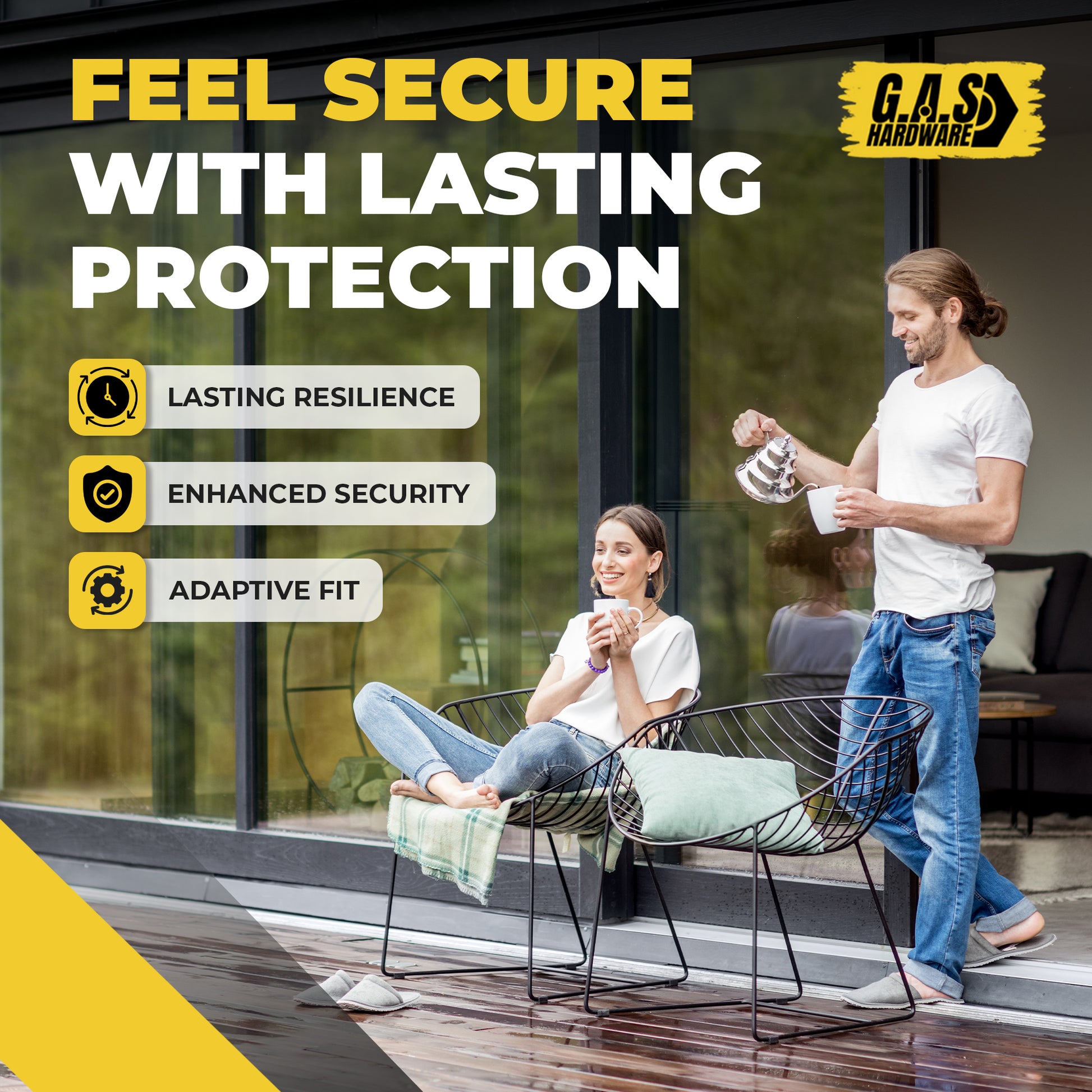 10" Dual Point Mortise Lock, 9-7/8" Hole Spacing, OFFSET Latch Position - Garage and Sliding Door Hardware