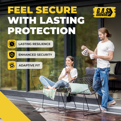 10" Dual Point Mortise Lock, 9-7/8" Hole Spacing, OFFSET Latch Position - Garage and Sliding Door Hardware