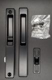(DL-501) Flush Mount Single Lock Set for Sliding Doors, 6-5/8" Hole Space - Garage and Sliding Door Hardware