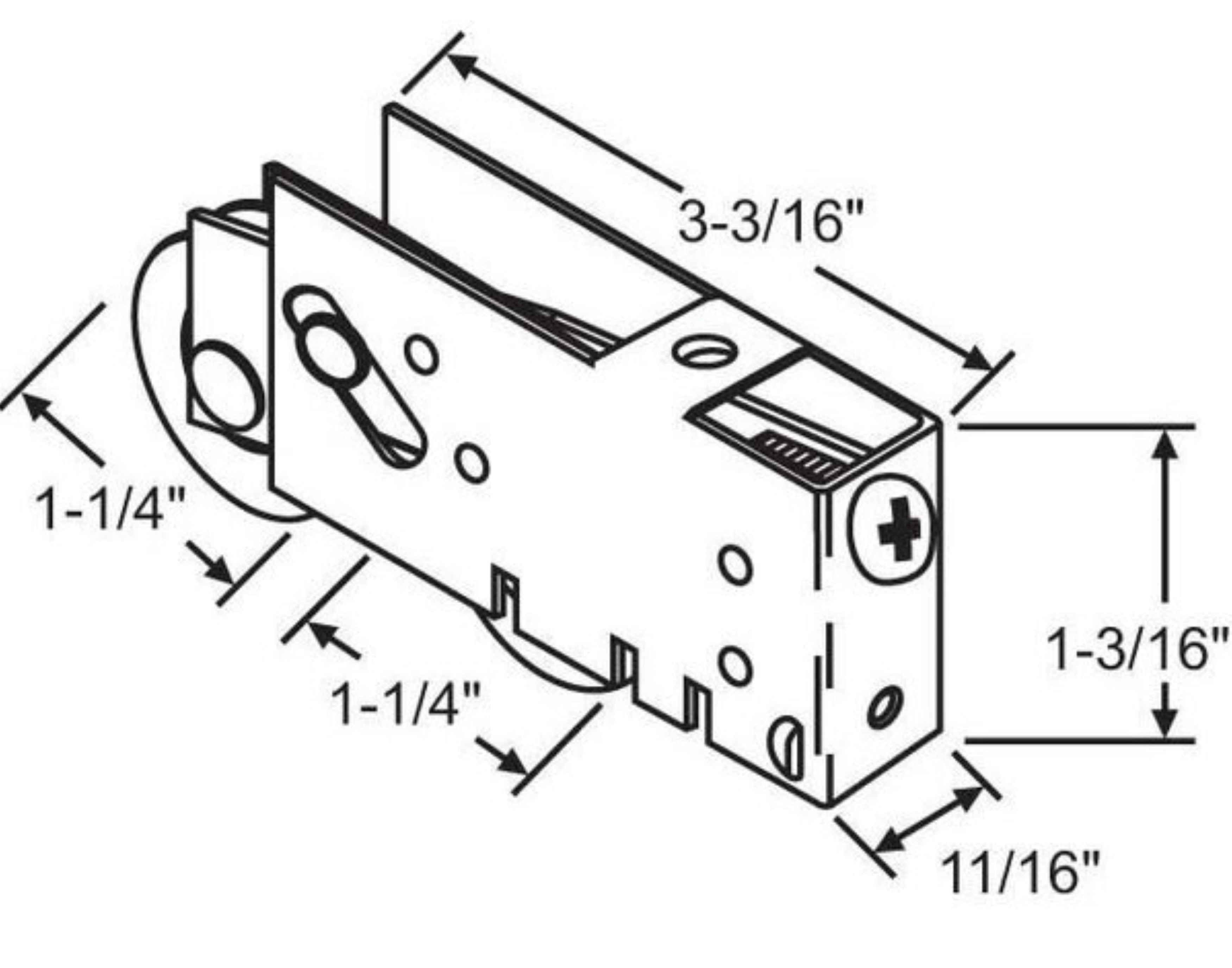 NuAir Tandem Roller for Sliding Glass Doors | Roller Replacement for Patio Glass Door Repair | Steel Precision Bearing Wheel (DR-271) - Garage and Sliding Door Hardware