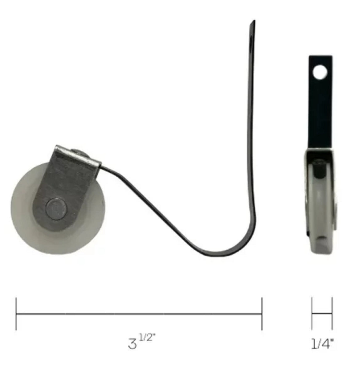 "V" Shaped Roller Replacement with Nylon Wheels for Smooth Sliding