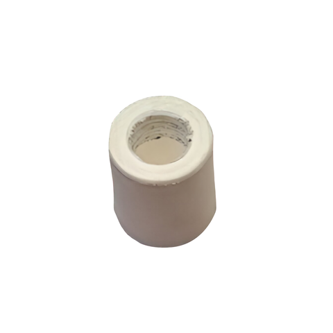 White Sliding Patio Door Rubber Bumper - 1" - Garage and Sliding Door Hardware