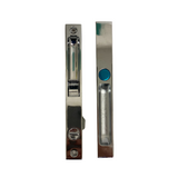 Pan-Am Flush Mount Lock Set for Sliding Glass Doors | Lock for Patio Glass Screen Door Hardware | Flush Lock Replacement for Sliding Door Repair (DL-503)