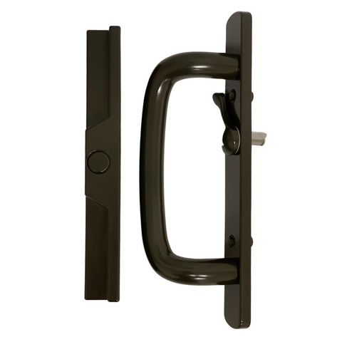 (DH-204-B) Windor Handle for Sliding Door - Offset Latch, Bronze