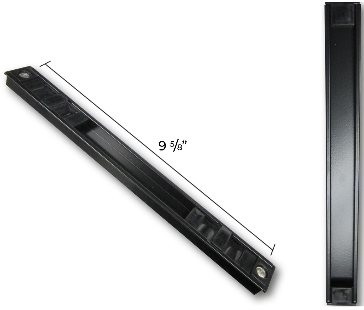 (DL-511-B) TM Handle Lock for Non-Impact Sliding Doors, 9-5/8" Hole Space - Black - Garage and Sliding Door Hardware