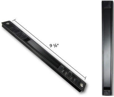 (DL-511-B) TM Handle Lock for Non-Impact Sliding Doors, 9-5/8" Hole Space - Black - Garage and Sliding Door Hardware