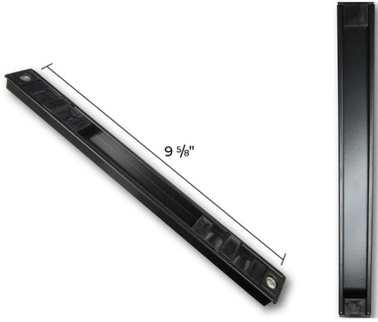 (DL-511-B) TM Handle Lock for Non-Impact Sliding Doors, 9-5/8" Hole Space - Black - Garage and Sliding Door Hardware