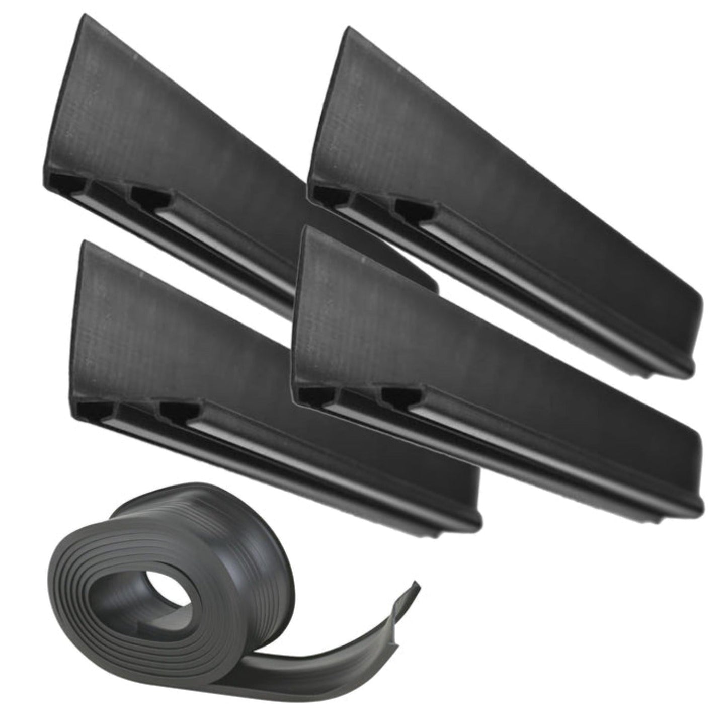 Weather Stripping Bundle for 16' Garage Door - Garage and Sliding Door Hardware