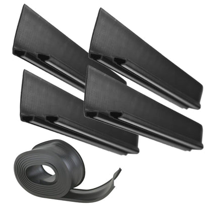 Weather Stripping Bundle for 16' Garage Door - Garage and Sliding Door Hardware