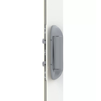 (DH-595-SILVER) Interlock Intuition Sliding Door Handle Kit, SILVER - Garage and Sliding Door Hardware