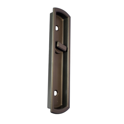 PGT Sliding Door INTERIOR recessed Door Handle Lock with Thumbturn Latch (DL-16-712) - Garage and Sliding Door Hardware