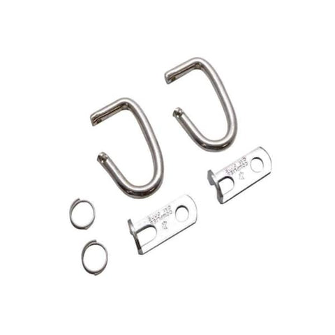 Garage Door Containment C-Hook for Plug End Extension Springs Repair and Replacement Hardware (2-Pack)