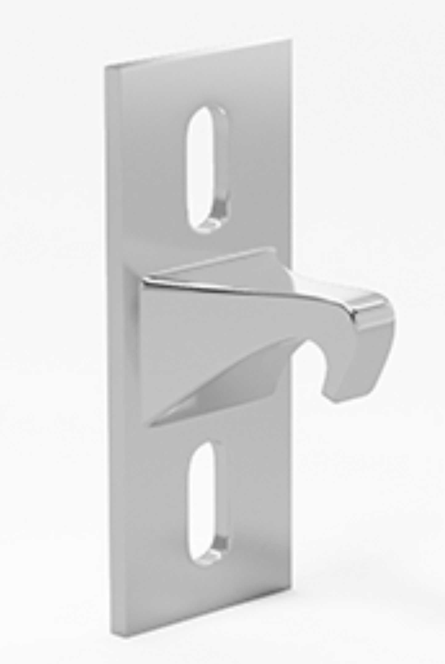 Miller Sliding Glass & Screen Door Keepers | 1-1/8" Hole Spacing Center | Fix and Repair Patio Door Keeper - Chrome - Garage and Sliding Door Hardware