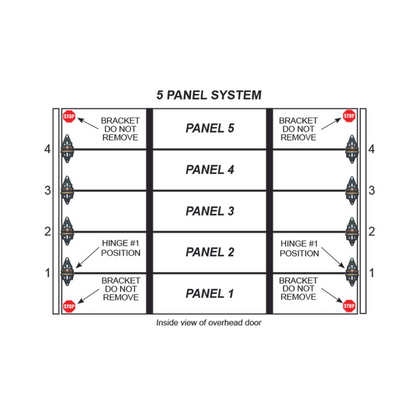 Garage Steel Replacement Hinge - #1 - Garage and Sliding Door Hardware