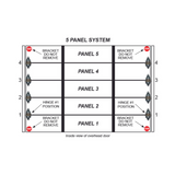 Garage Steel Replacement Hinge - #1