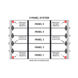 Garage Steel Replacement Hinge - #2