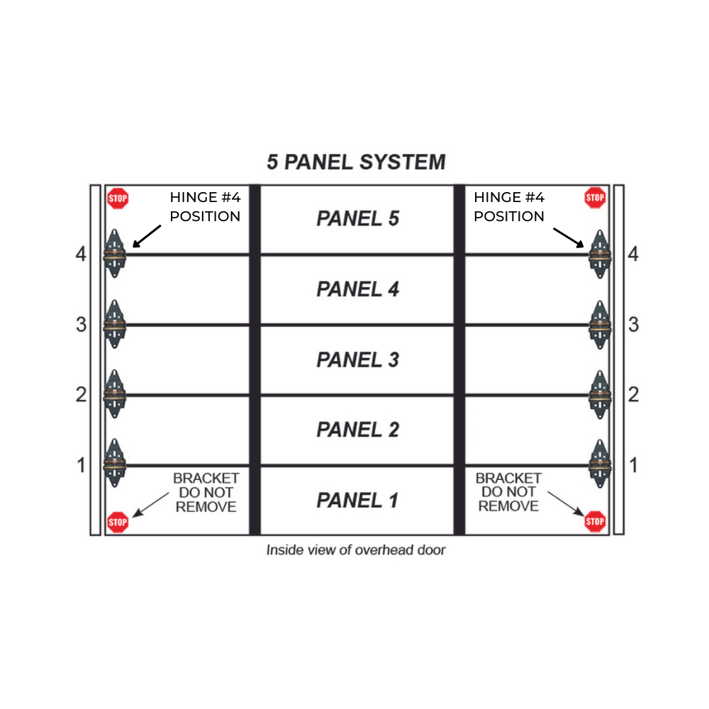 Garage Steel Replacement Hinge - #4 - Garage and Sliding Door Hardware