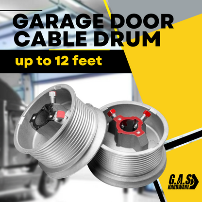 Overhead Garage Door Cable Drums Replacement for up to 12' High Door, Standard Lift, Pair (Left and Right) - Garage and Sliding Door Hardware