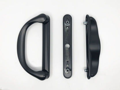 Involute Sliding Patio Door Handle Set, Fits 4-15/16" Hole Spacing - Garage and Sliding Door Hardware