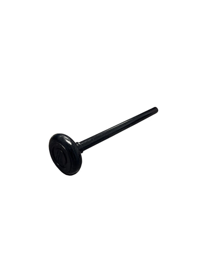 2" Roller, 6200ZZ Bearing Extra Quiet Nylon Roller, 7" Stem, Pack of 10 Black Series - Garage and Sliding Door Hardware