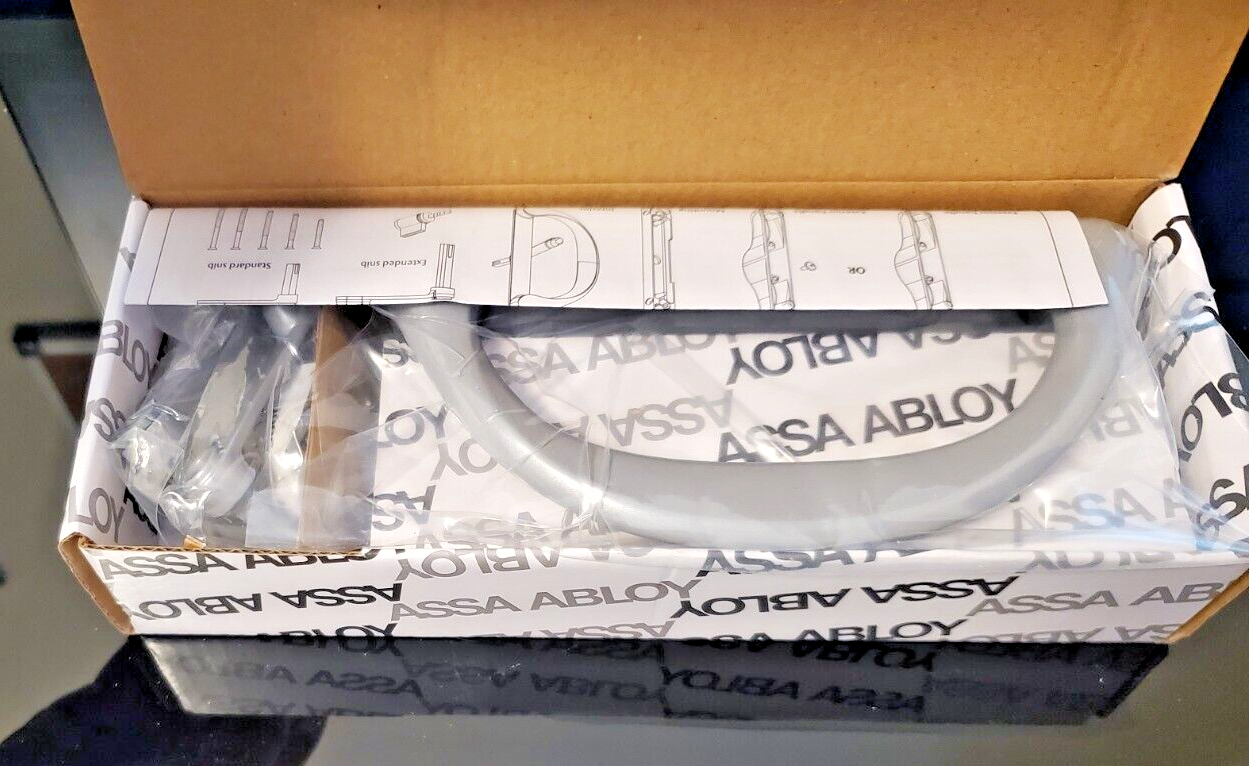 Involute Sliding Patio Door Handle Set, 4-15/16" Hole Spacing (DH-473) - Garage and Sliding Door Hardware