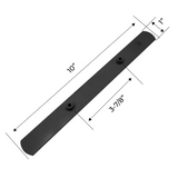 PGT Sliding Patio Door Exterior Flush Plate Handle (PLATE-16-714) - Garage and Sliding Door Hardware