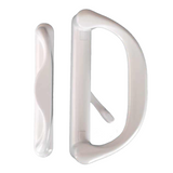 Sliding Patio Glass Door Handle with 4-7/8" inch Hole Spacing - for 1.67" inch to 2.06" inch thick doors - Garage and Sliding Door Hardware