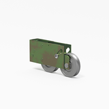 (DR-254-SP) Pan-Am Tandem Roller for Sliding Glass Doors - Garage and Sliding Door Hardware